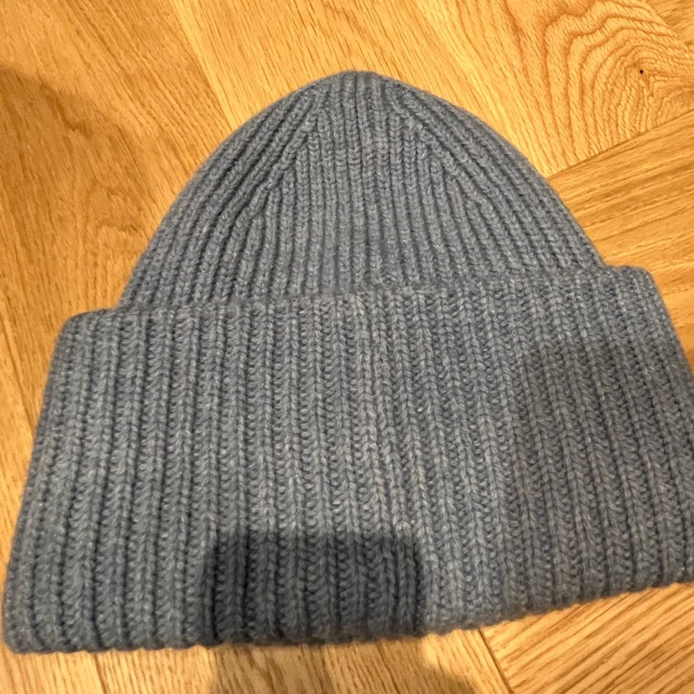 Acne Studios Blue Knit Beanie - Picture 3 of 4